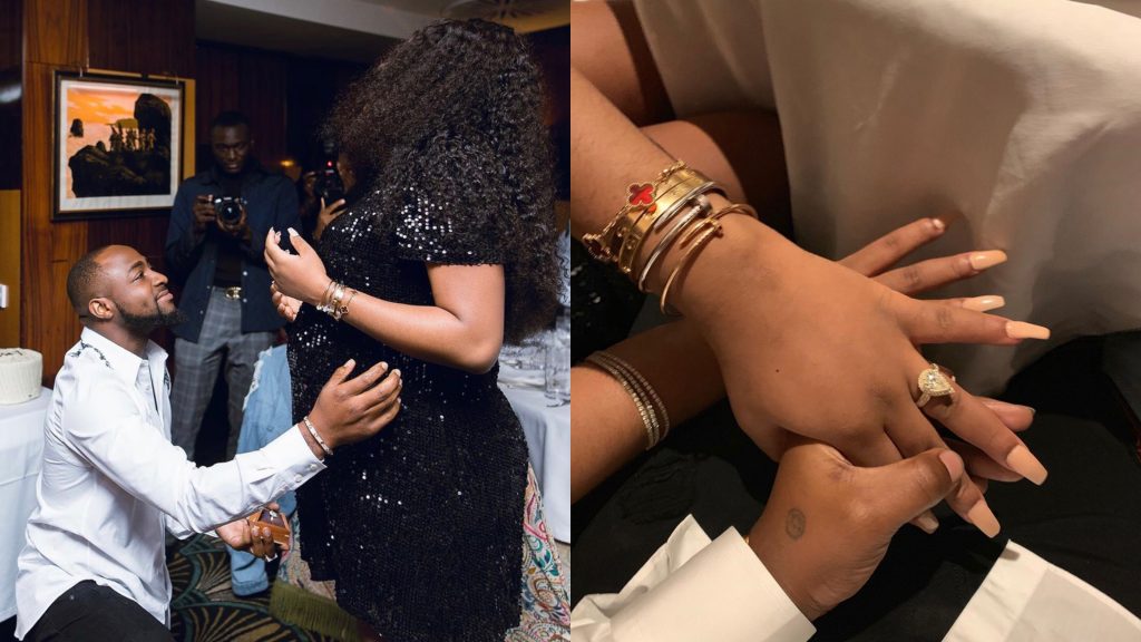 Social Media Reacts After Davido And Chioma Show Off Engagement Rings  During First Public Appearance – GhanaCelebrities.Com